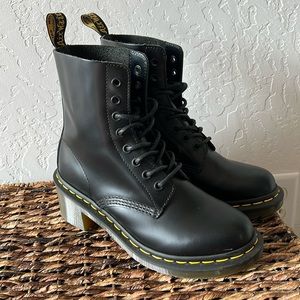 Dr Martens Clemency Black Boots